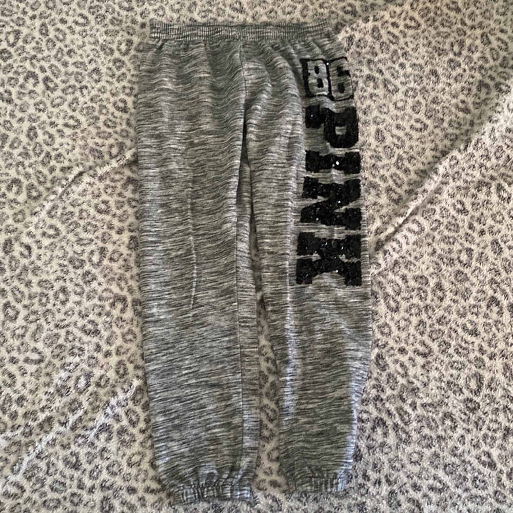 Pink sweat pants